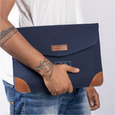 RETRO LAPTOP SLEEVE Navy Blue